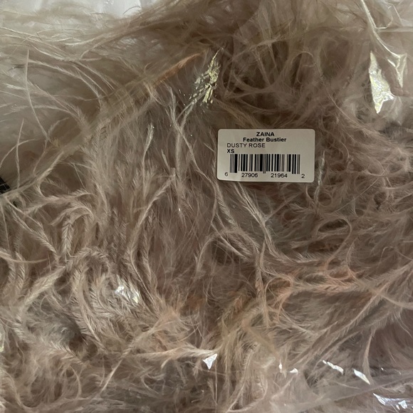 ZAINA Feather Bustier. XS - Picture 5 of 6